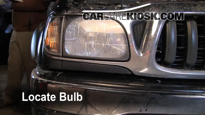 2004 Toyota Tacoma Pre Runner 3.4L V6 Crew Cab Pickup (4 Door) Lights Highbeam (replace bulb)